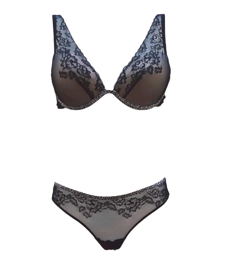 Set Bralette with Brazilian Slip