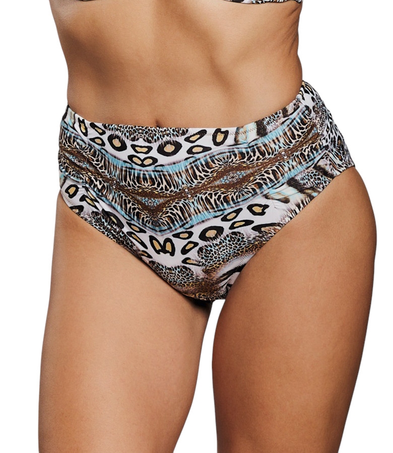 Crool Μαγιό Μπικίνι Σλιπ Ψηλόμεσο Animal Print