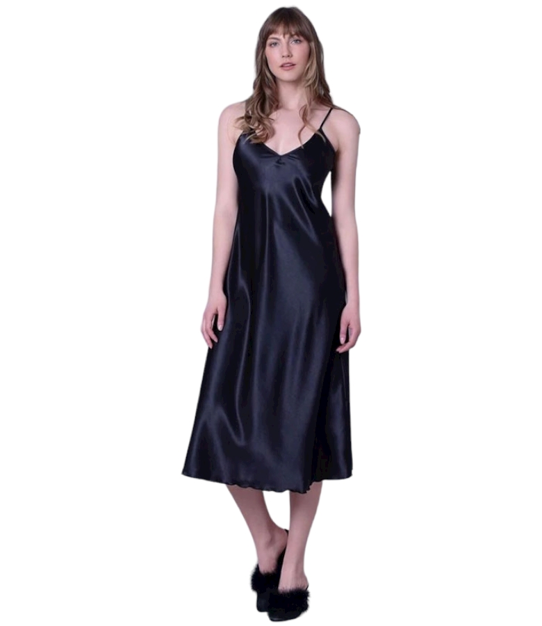 Milena satin Nightdress + Strind