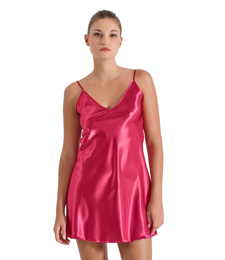 Milena Σατέν Νεγκλιζέ με ασορτί String