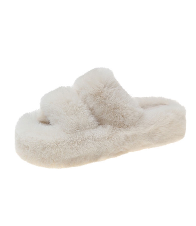 Woman 's Fluffy Slippers