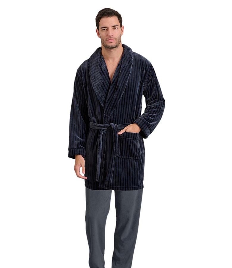 Men's Feece Robe