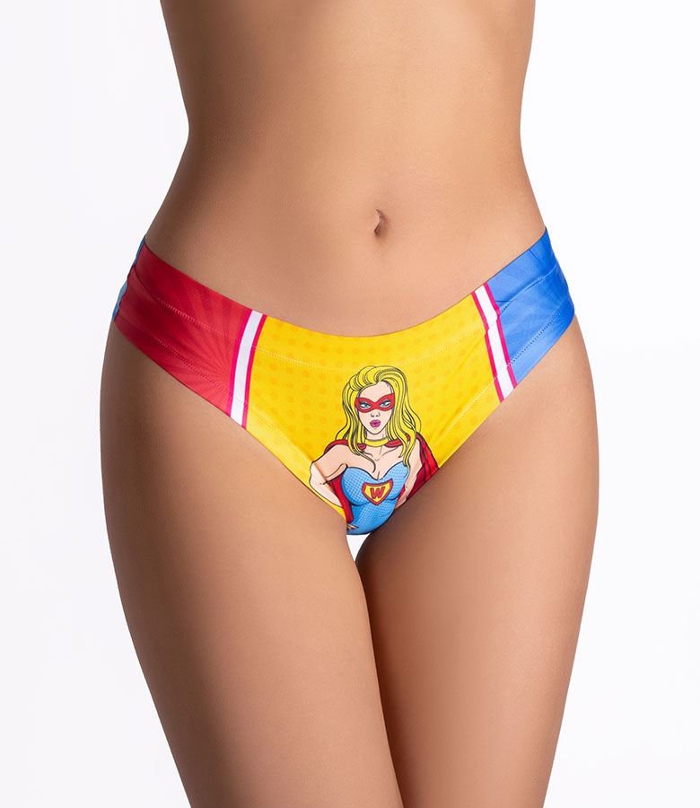 Mememe Γυναικείο Στρινγκ χωρίς Ραφές Wonder Girl Thong