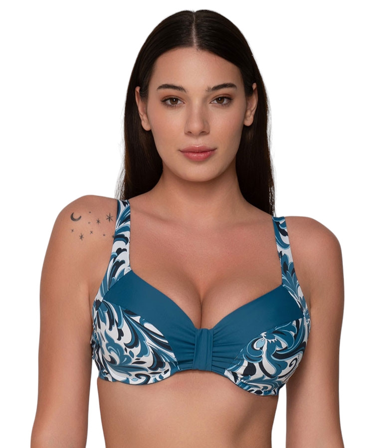 Nerida unpadded big size balconette full cup