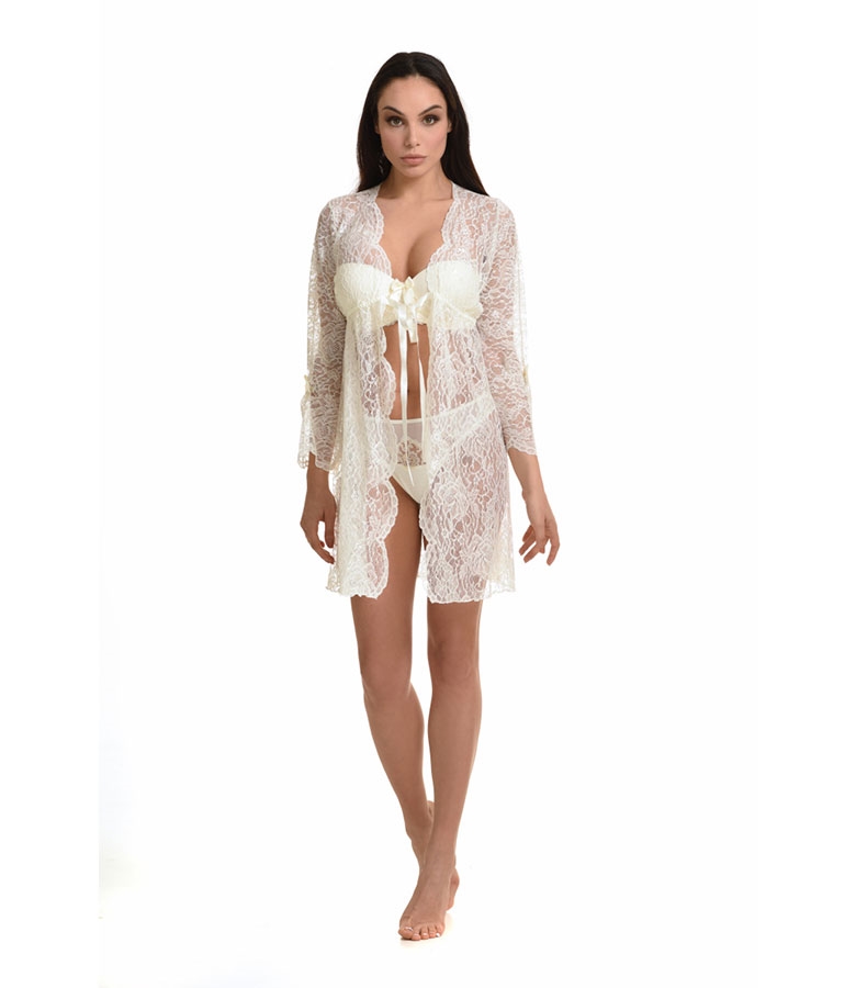 Lace Robe Miss Rosy