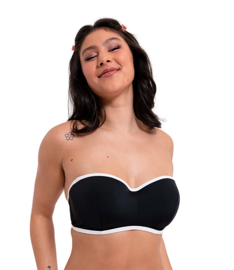 Curvy Kate Μαγιό Strapless Σουτιέν Minimalist για Μεγάλα Cups