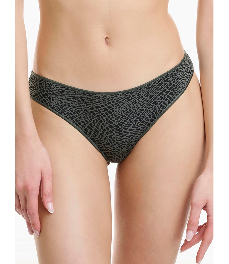 Walk Γυναικεία Σλιπ με Σχέδιο Croco από Bamboo 2Pack