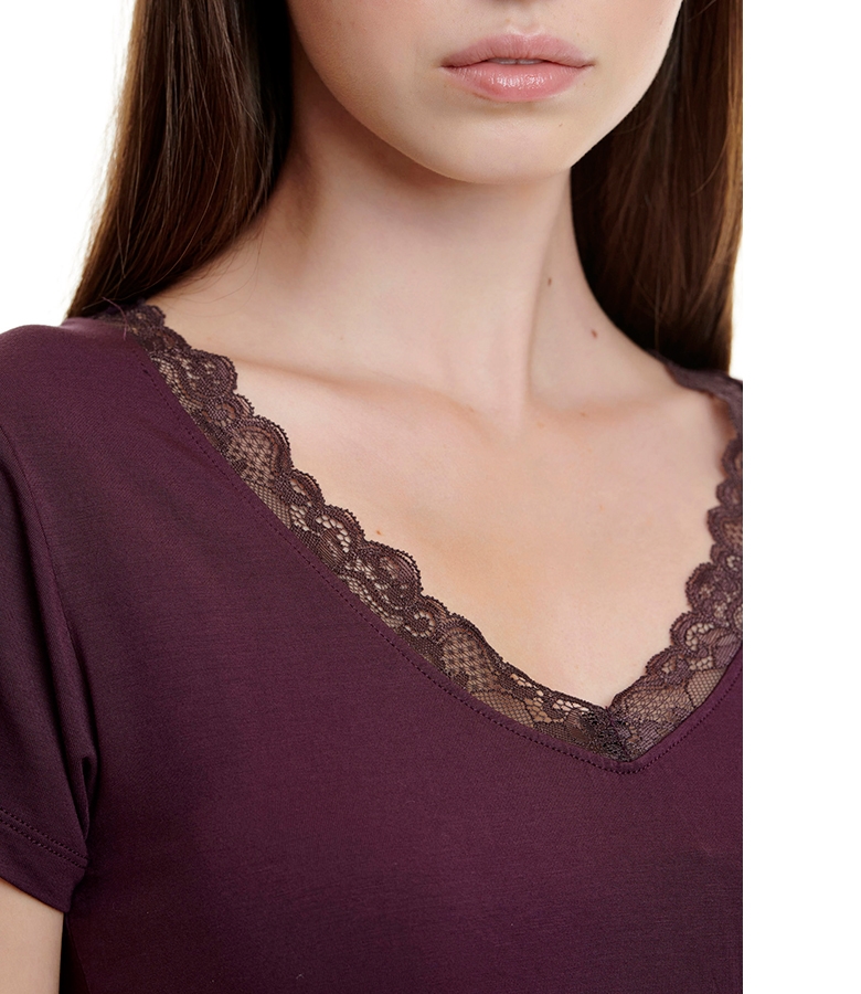 Women's Bamboo Lace T-Shirt