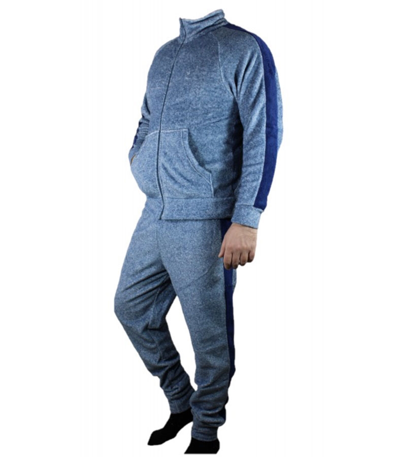 Ανδρική Πιτζάμα Fleece με Φερμουάρ
