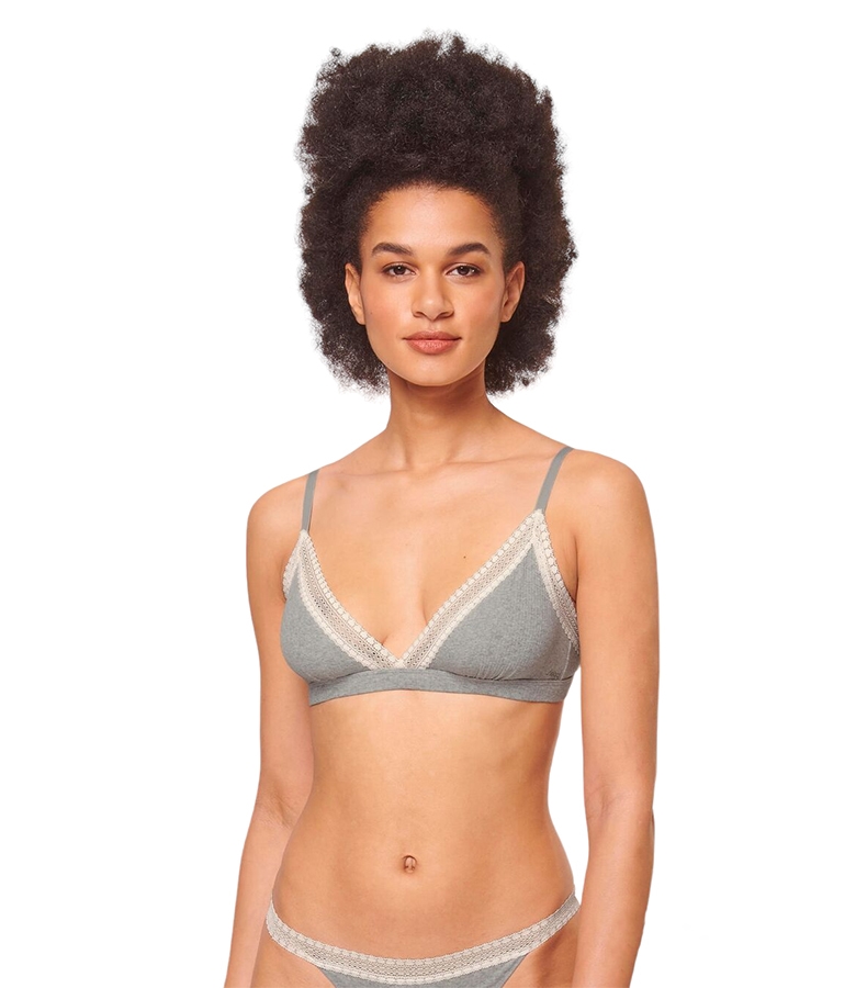 Sloggi Σουτιέν Bralette από Οργανικό Βαμβάκι Go Ribbed