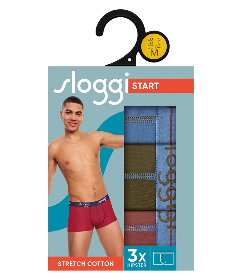 Sloggi Ανδρικό Boxer Start Hipster 3Pack