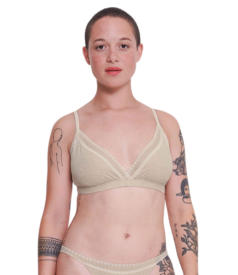 Sloggi Bralette από Οργανικό Βαμβάκι GO Ribbed