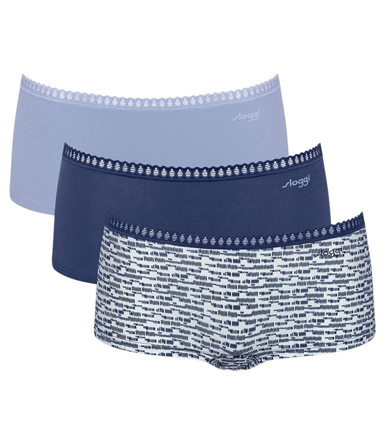 Sloggi Γυναικείο Boxer Gο Crush Short 3Pack