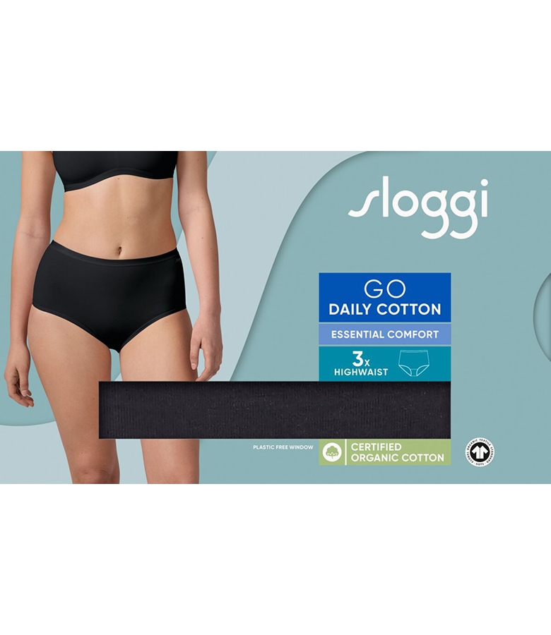 sloggi GO Daily Cotton Highwaist 3P