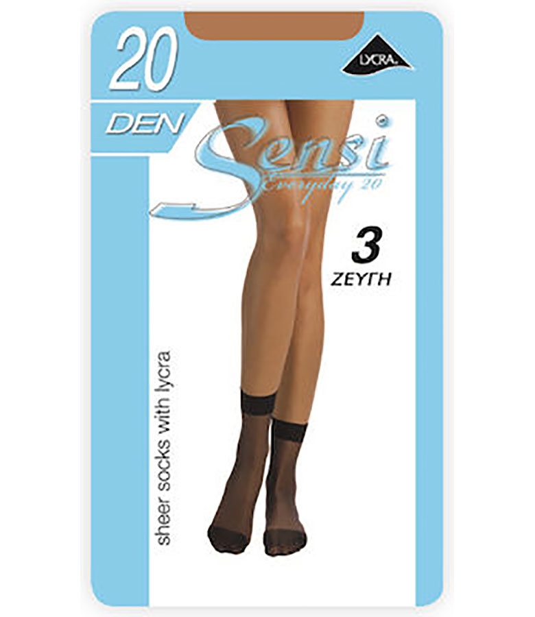 Sensi Woman's Socks 20DEN 3Pack