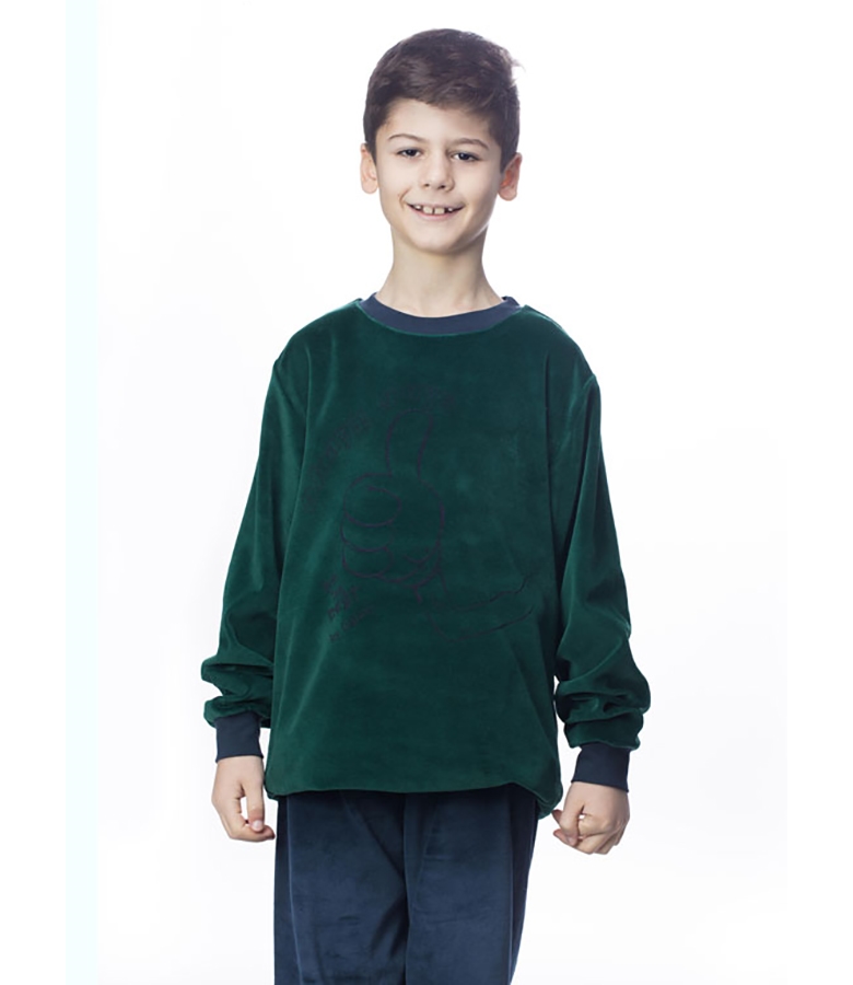 Boy 's Velvet Pijamas